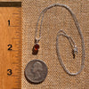 Hessonite Garnet Necklace Sterling Silver #7772-Moldavite Life
