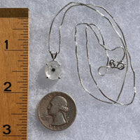 Hollandite Quartz Pendant Sterling Silver #3450-Moldavite Life