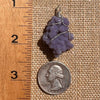 Grape Agate Wire Wrapped Pendant Silver #6145