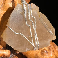 Amphibole Quartz Elestial Wire Pendant Sterling #6205