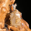 Amphibole Quartz Elestial Pendant Sterling #6206