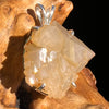 Amphibole Quartz Elestial Pendant Sterling #6209