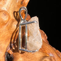 Amphibole Quartz Elestial Pendant Sterling #6210