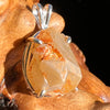 Amphibole Quartz Elestial Pendant Sterling #6213