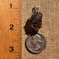 Raw Colombianite Pendant Sterling Silver #7147-Moldavite Life