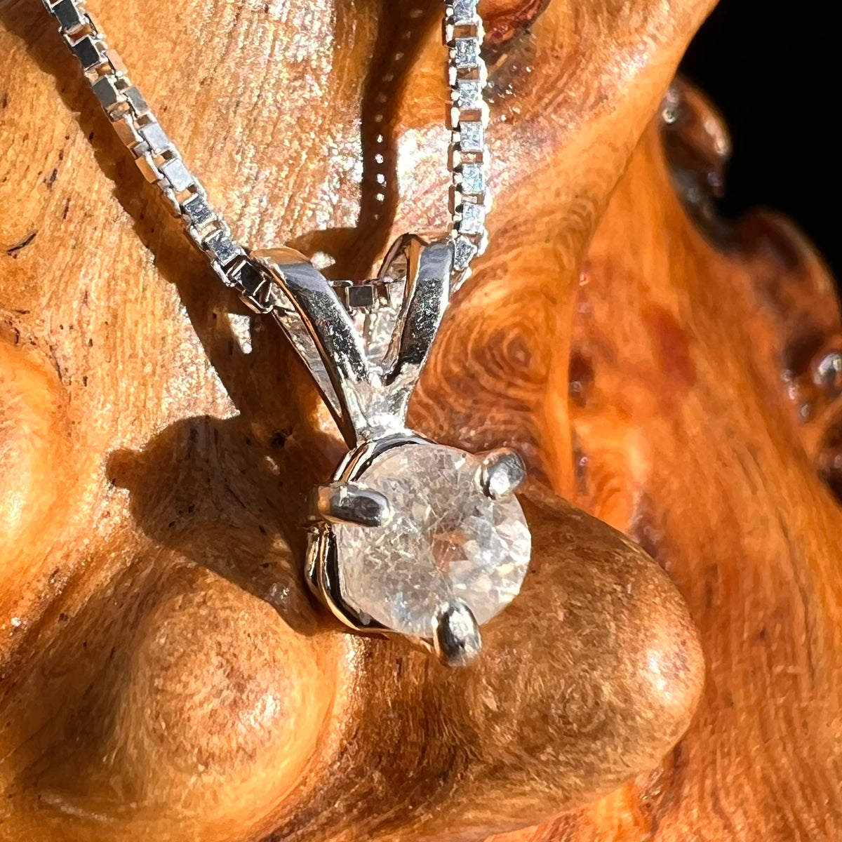 Phenacite Pendant Necklace Sterling Silver #5332