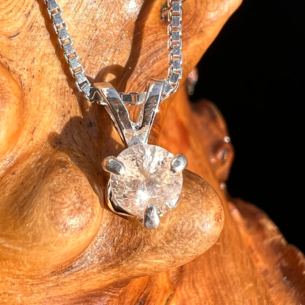 Phenacite Pendant Necklace Sterling Silver #5334