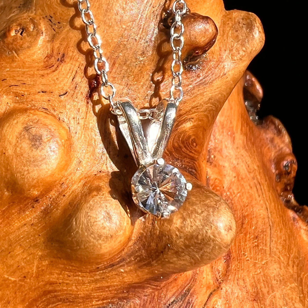 Danburite Necklace Sterling Silver #8811