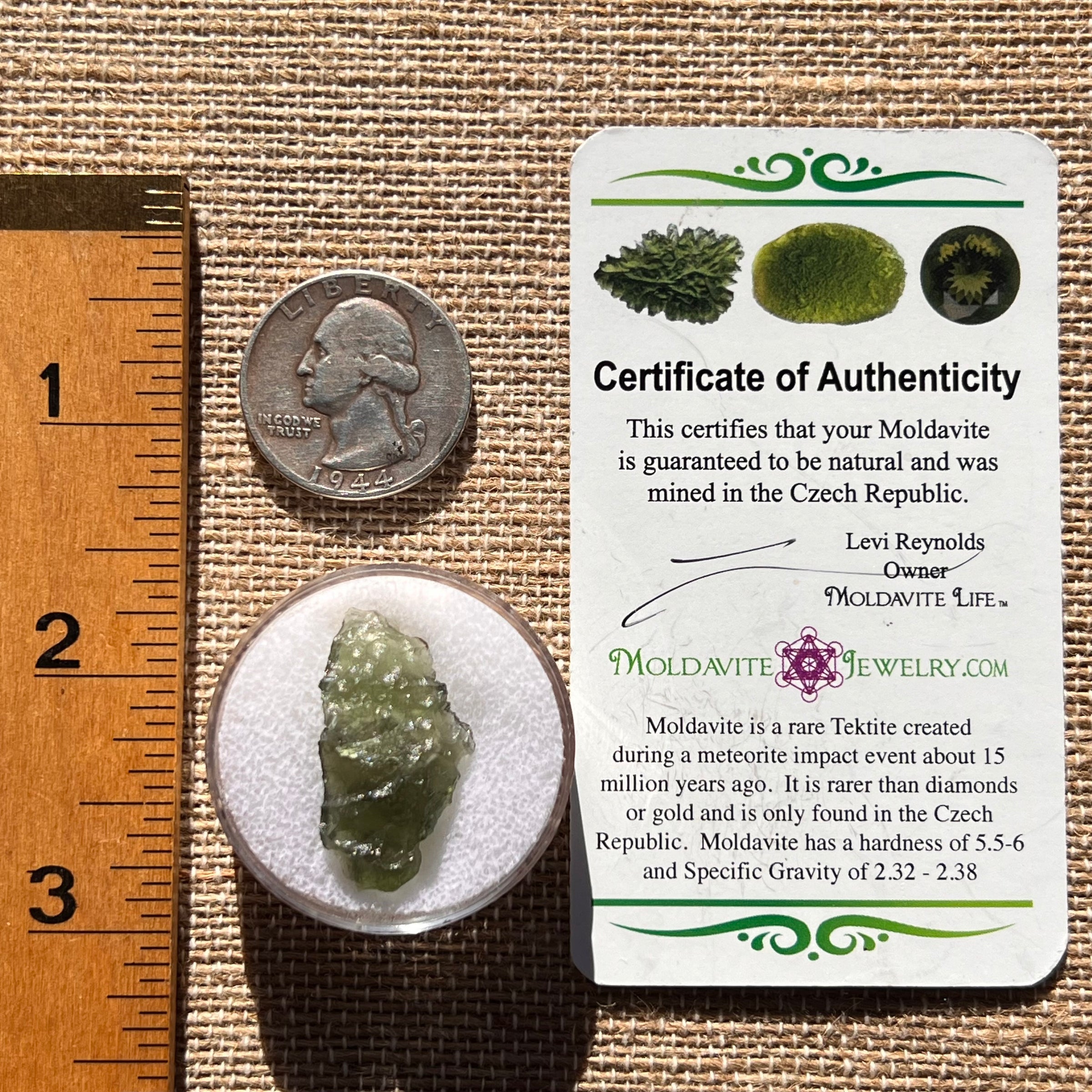 Moldavite 1.8 grams #1933