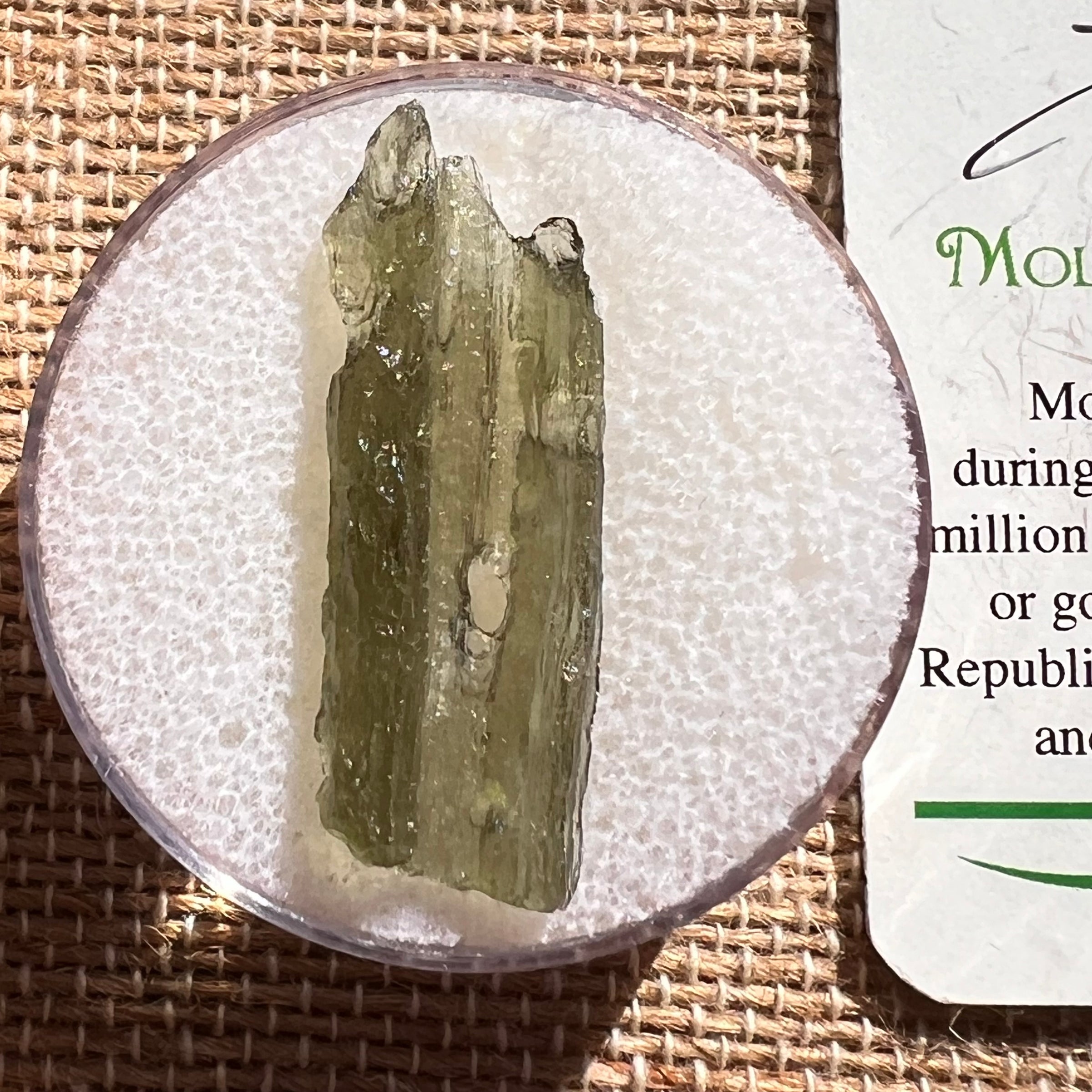 Moldavite 1.2 grams #1938