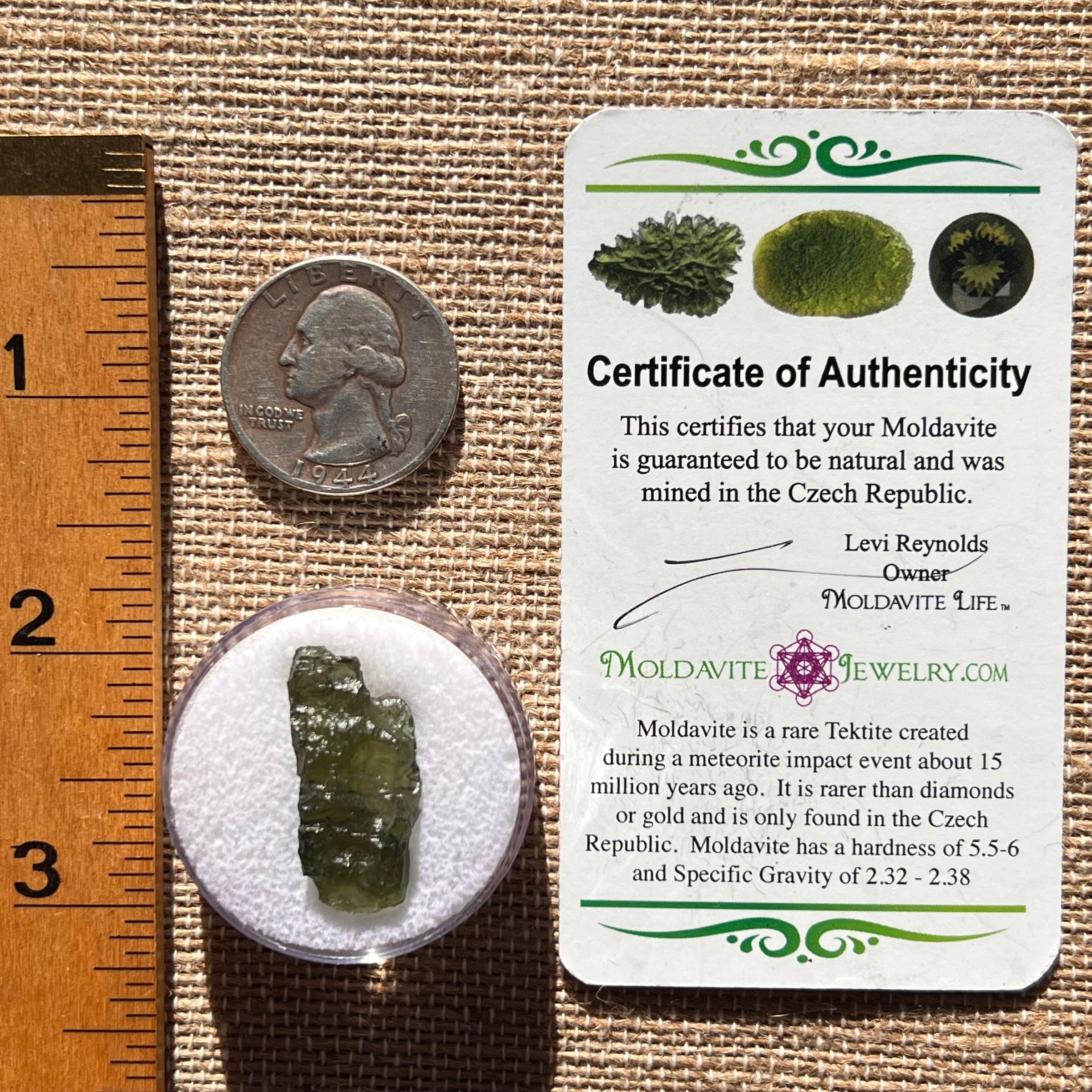Moldavite 2 grams #1943
