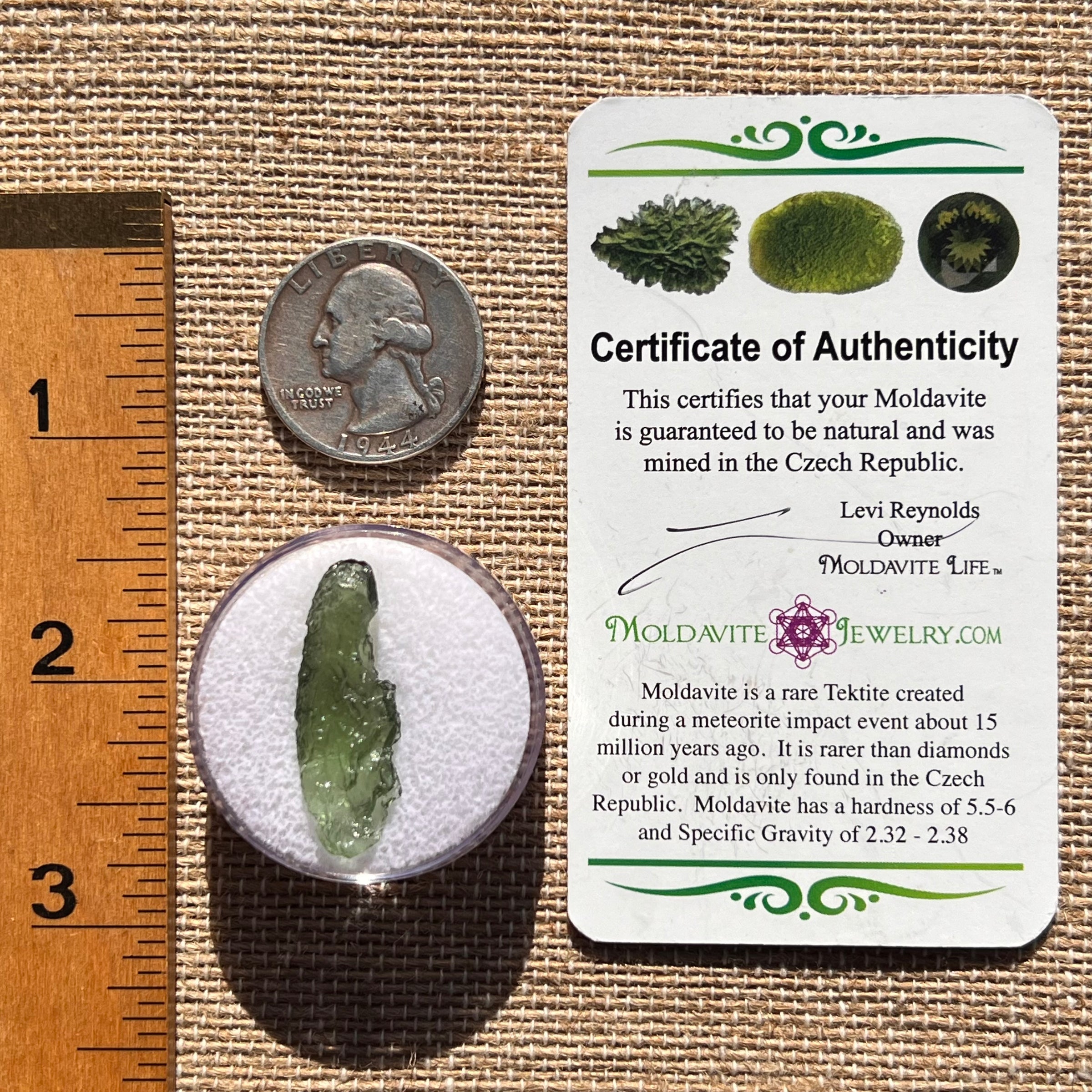Moldavite 1.4 grams #1951