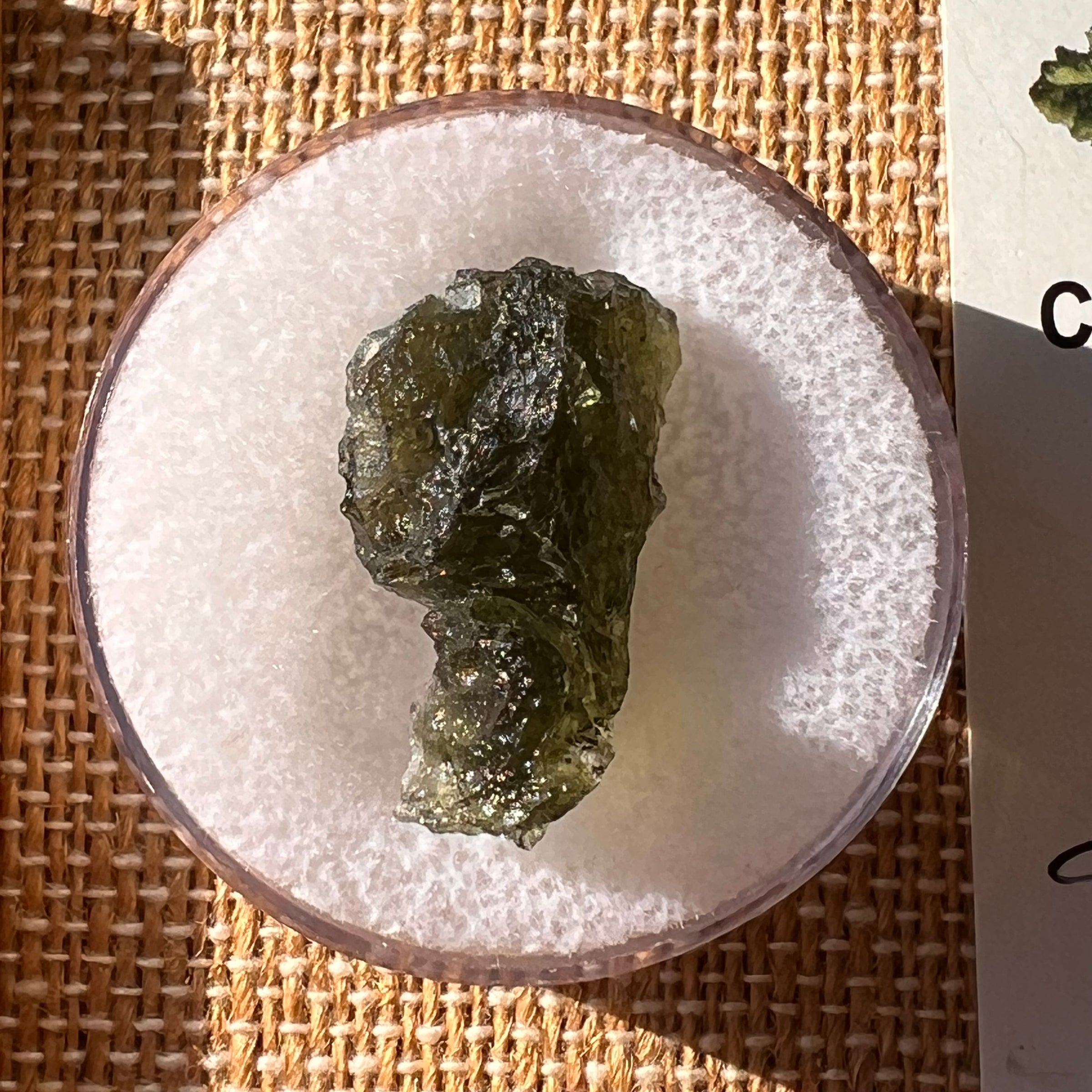 Moldavite 2 grams #2203-Moldavite Life