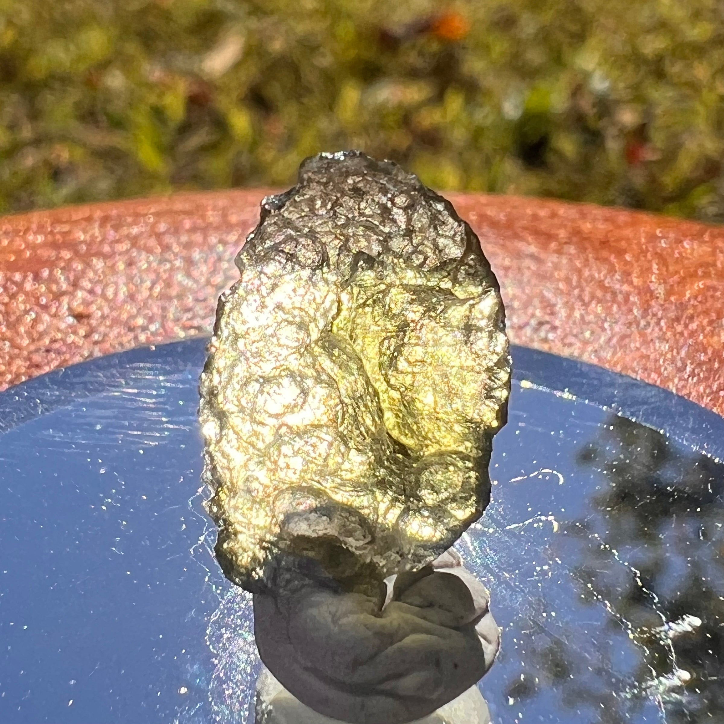 Moldavite 0.7 grams #1716-Moldavite Life