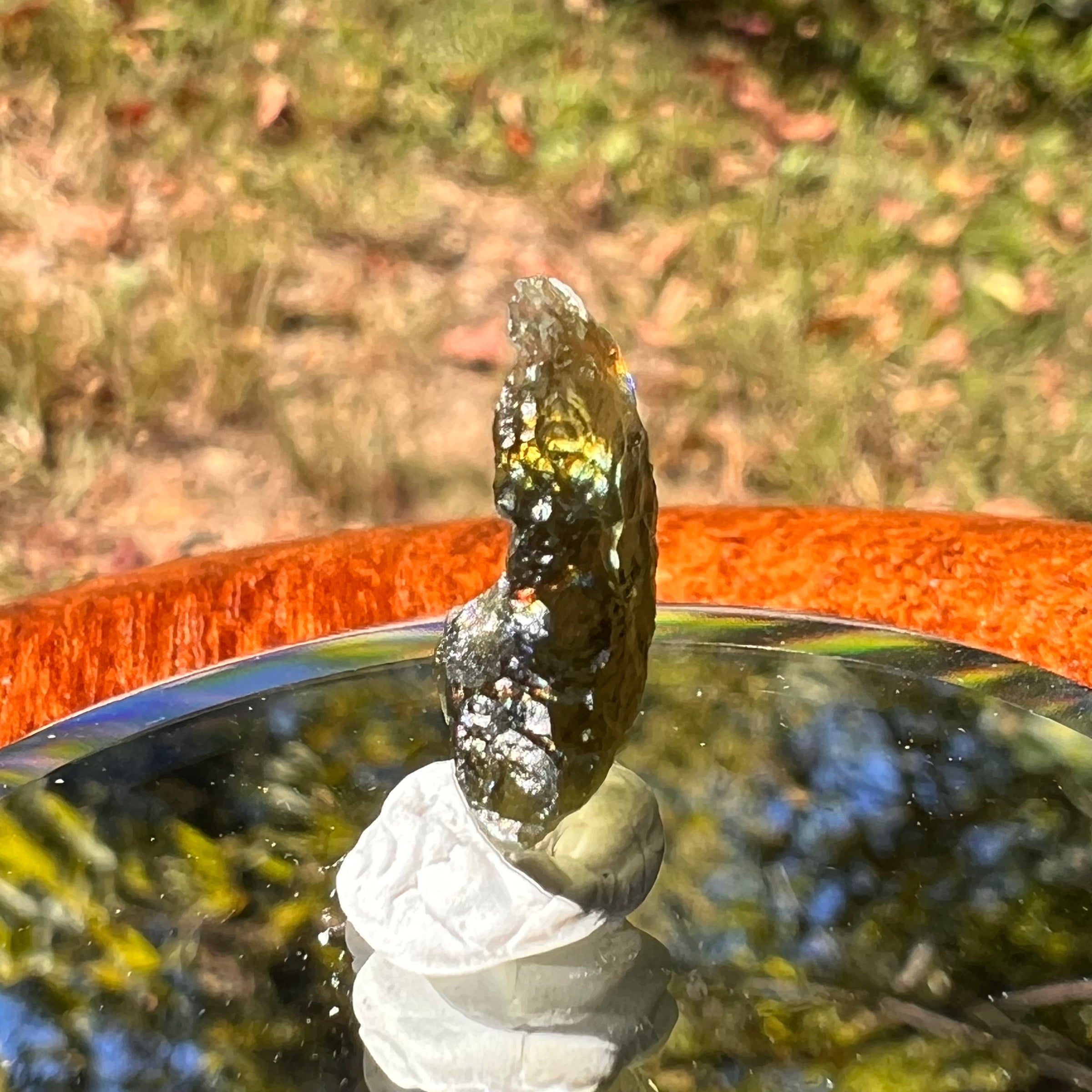 Moldavite 0.7 grams #1716-Moldavite Life