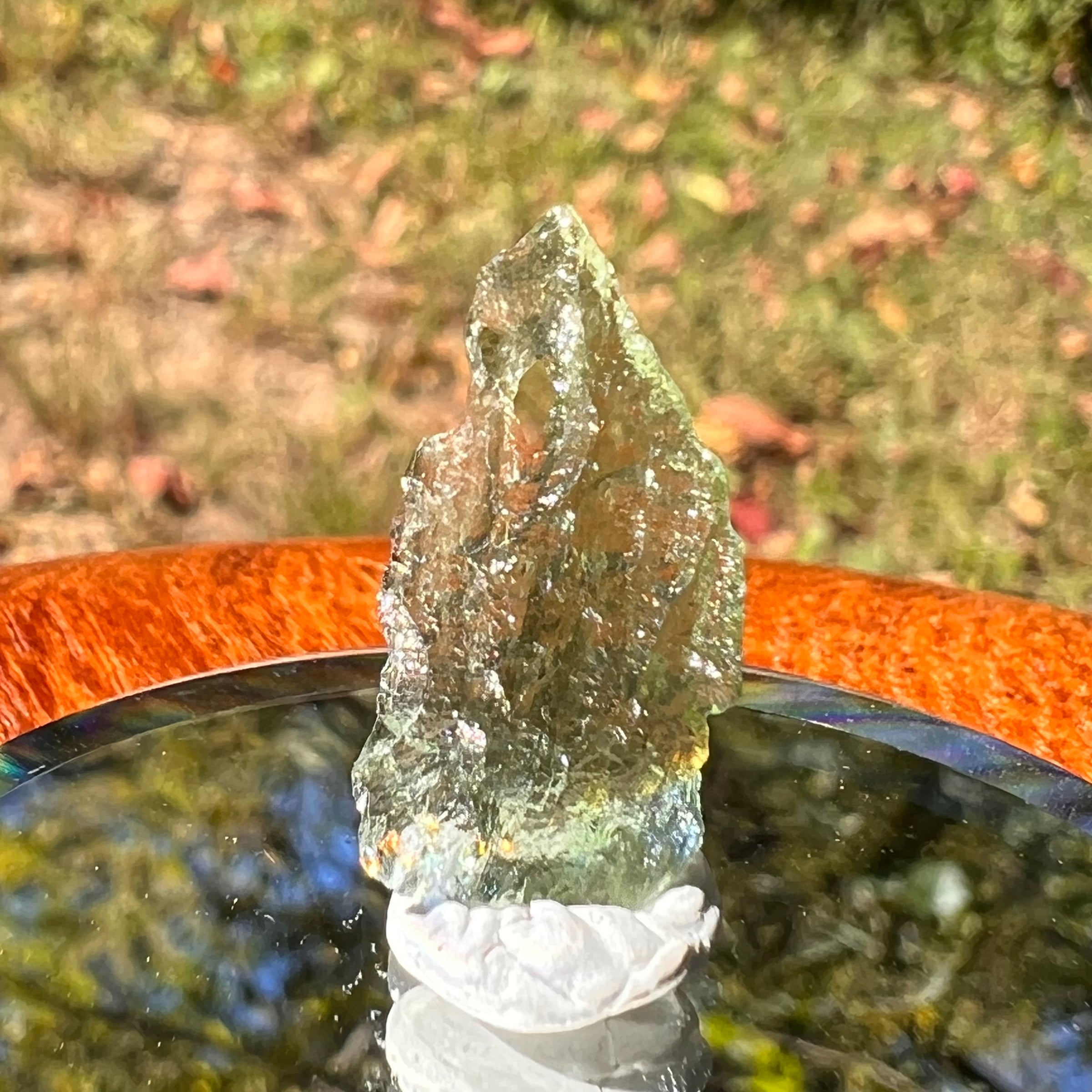 Moldavite 0.5 grams #1717-Moldavite Life