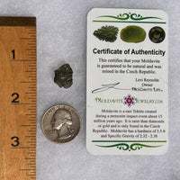 Moldavite 1.1 grams #1718-Moldavite Life