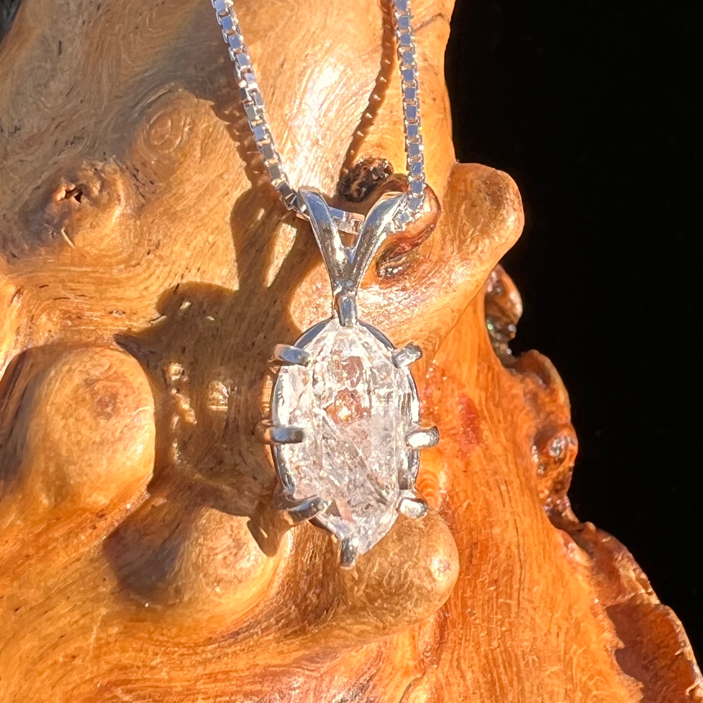 Herkimer Diamond Pendant Sterling Silver #6108