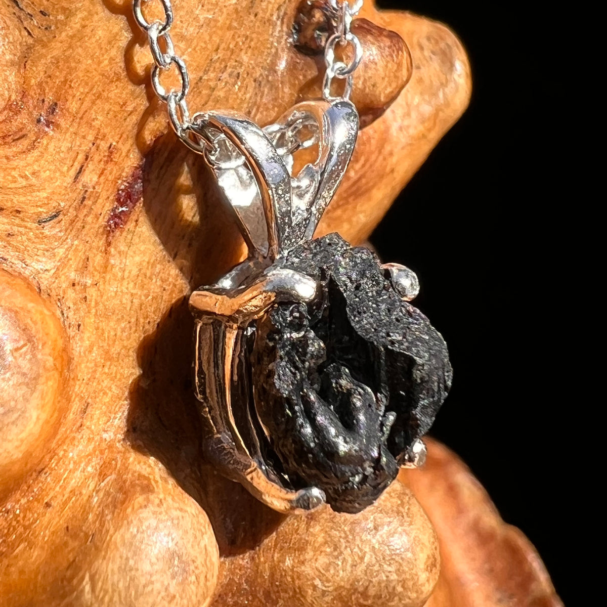 Irgizite Pendant Sterling Silver #8304-Moldavite Life