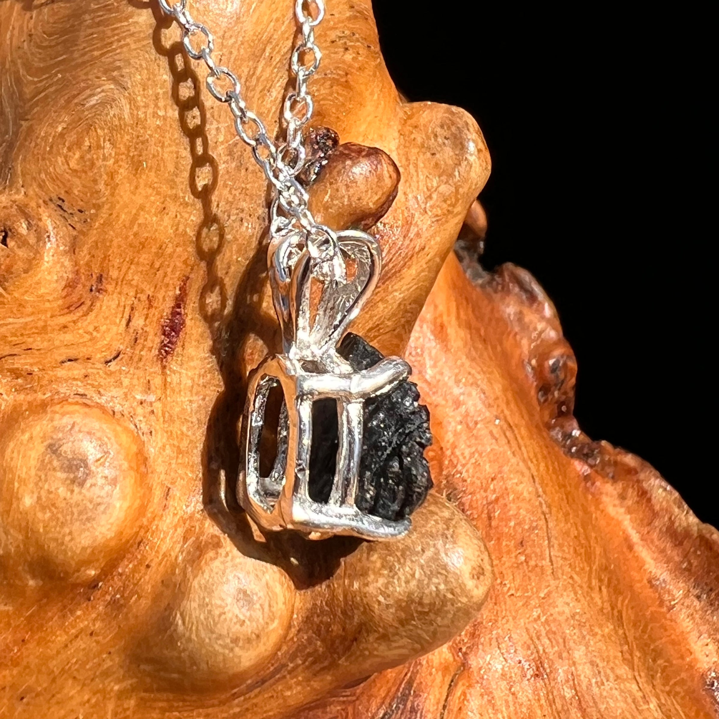 Irgizite Pendant Sterling Silver #8304-Moldavite Life