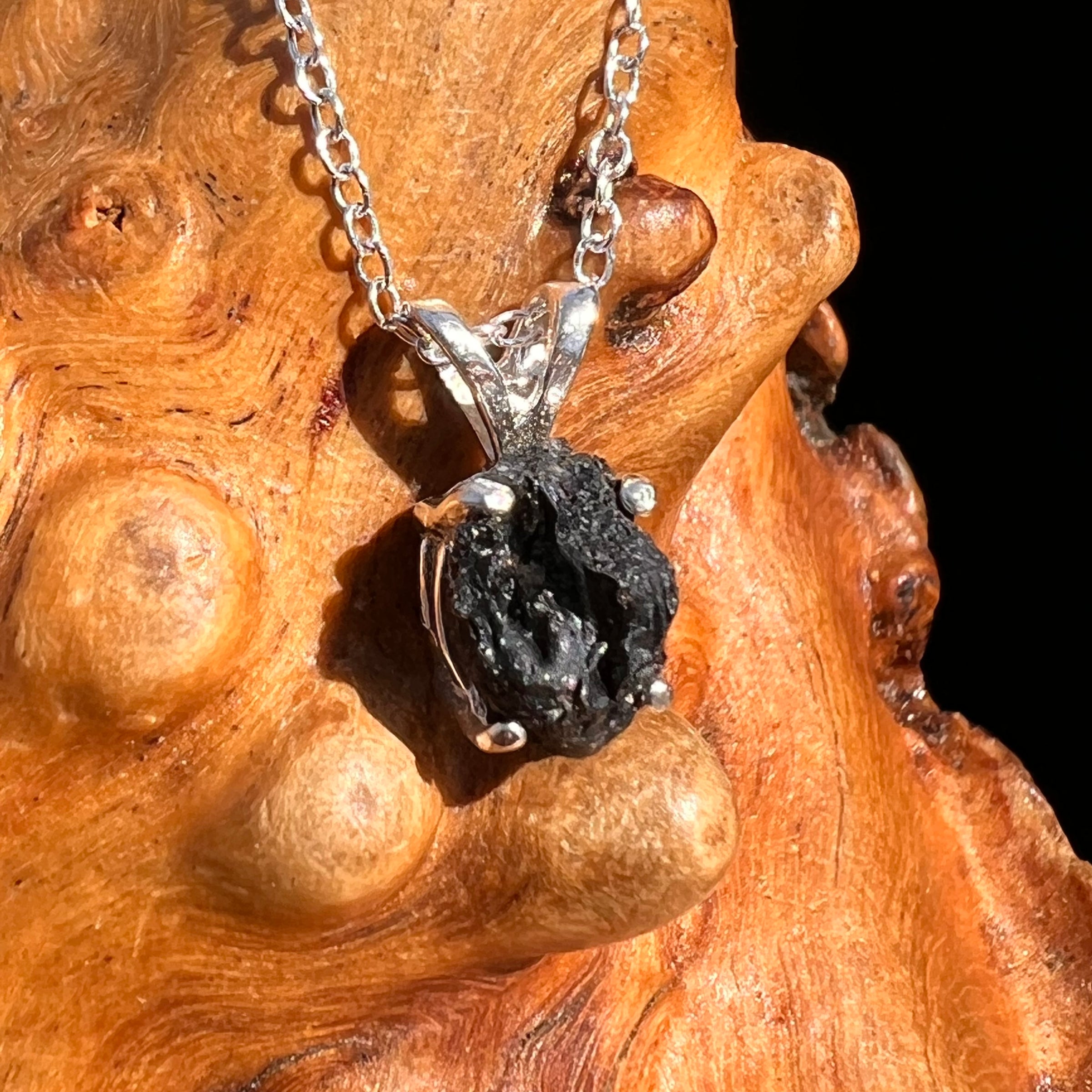 Irgizite Pendant Sterling Silver #8304-Moldavite Life