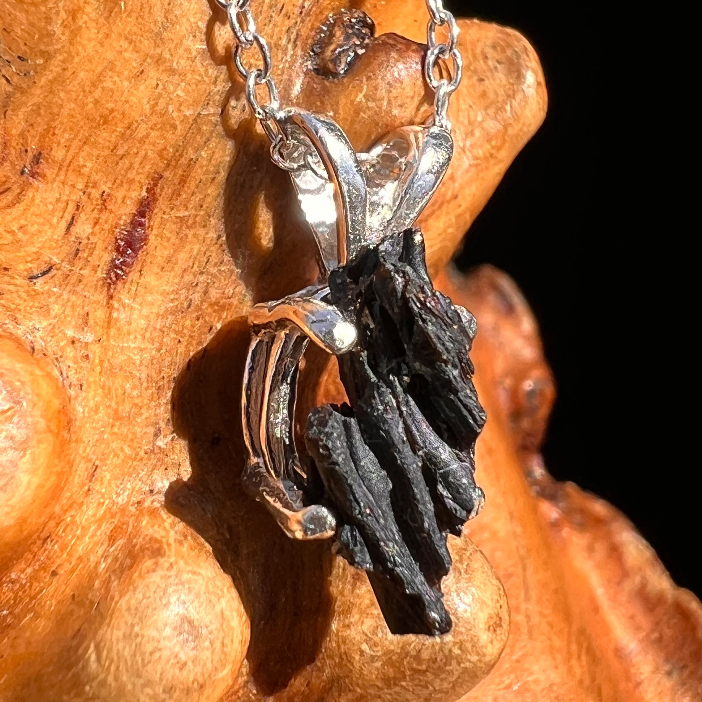 Irgizite Pendant Sterling Silver #8305-Moldavite Life