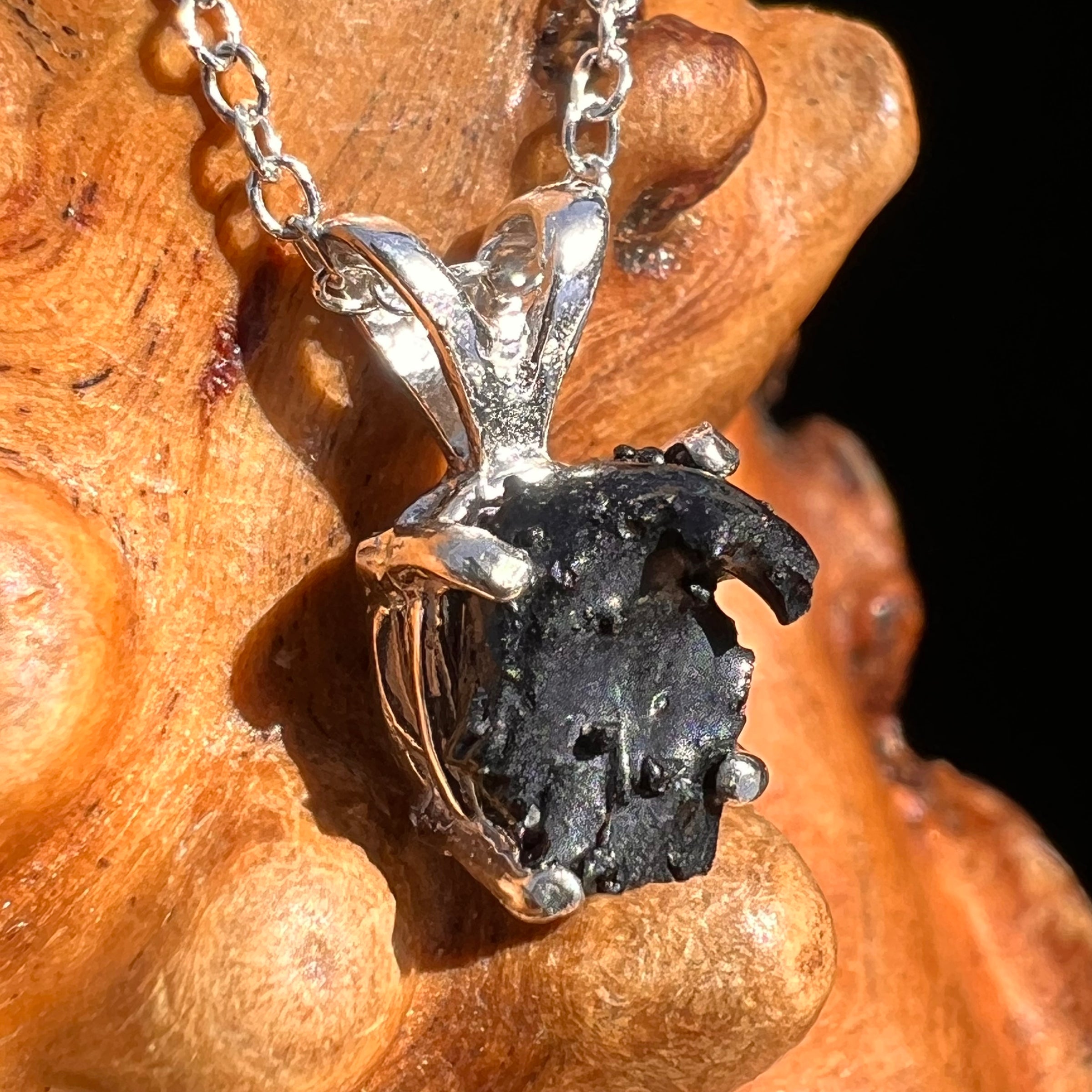 Irgizite Pendant Sterling Silver #8306-Moldavite Life