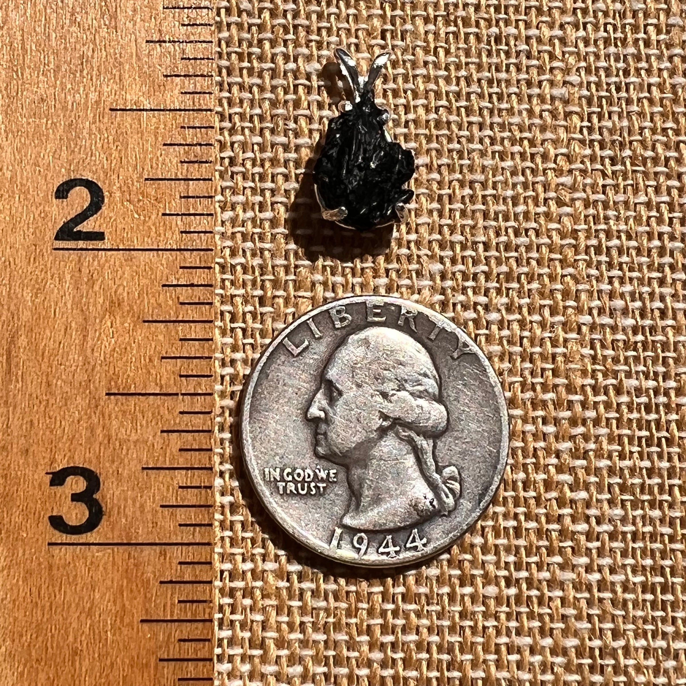 Irgizite Pendant Sterling Silver #8307-Moldavite Life