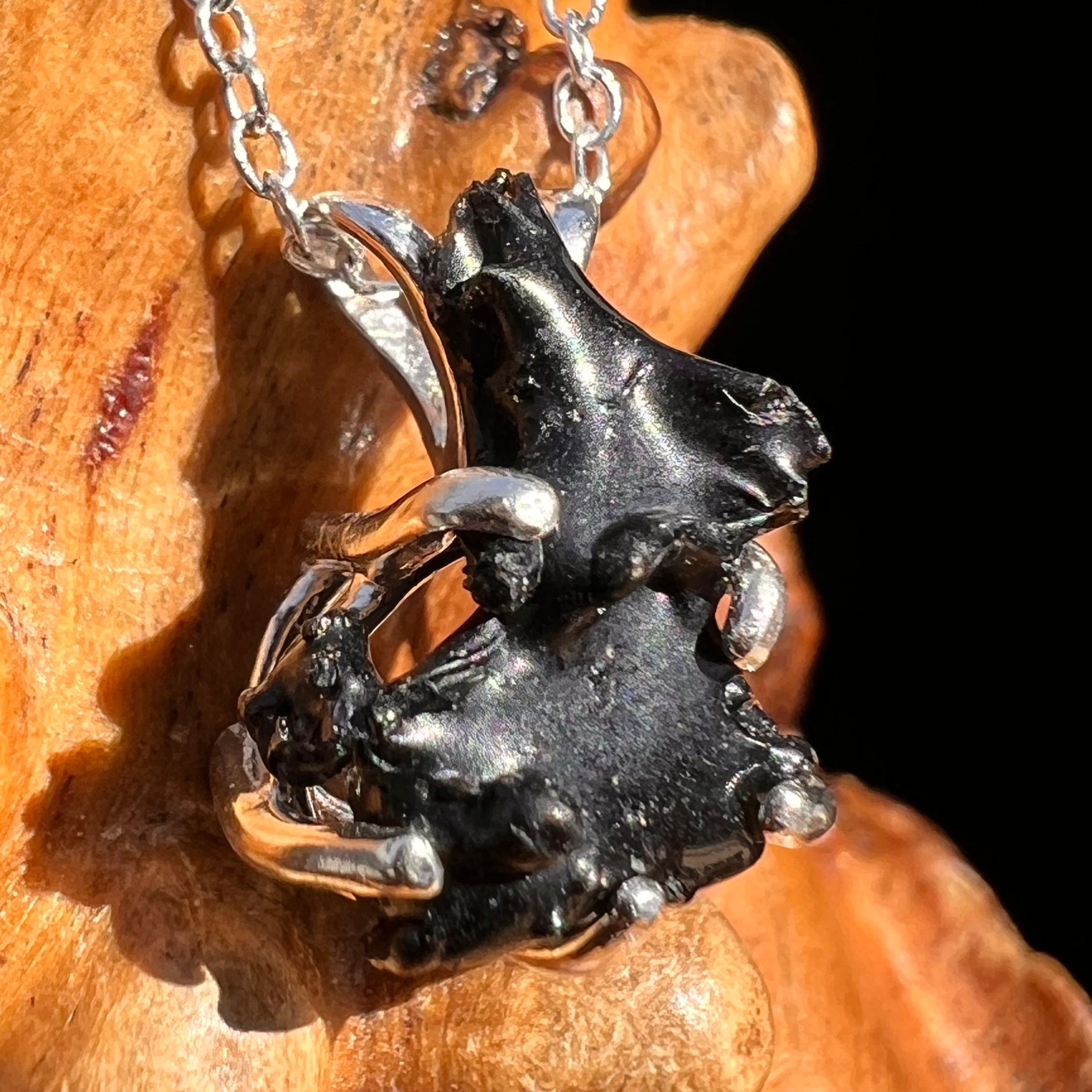 Irgizite Pendant Sterling Silver #8308-Moldavite Life