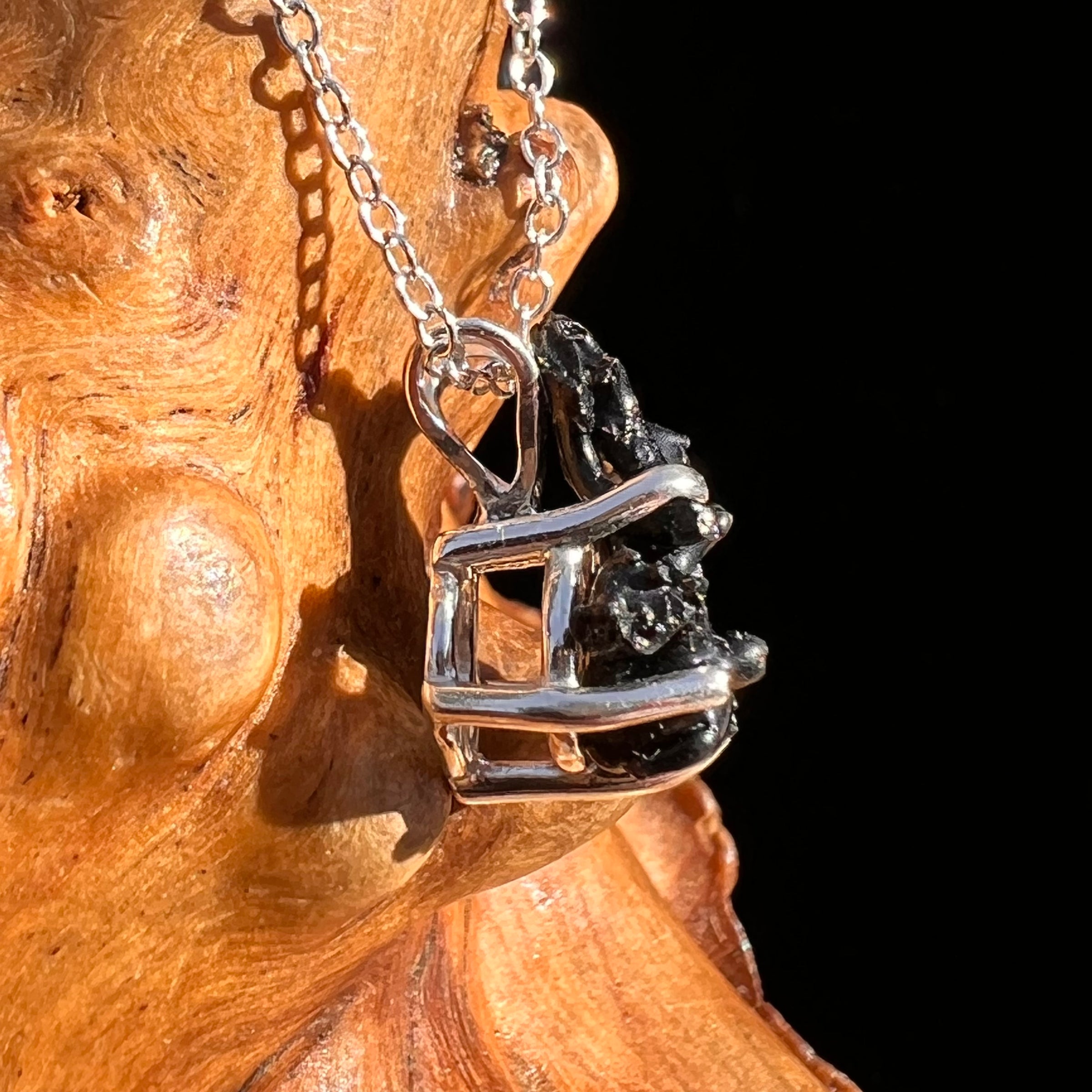 Irgizite Pendant Sterling Silver #8308-Moldavite Life