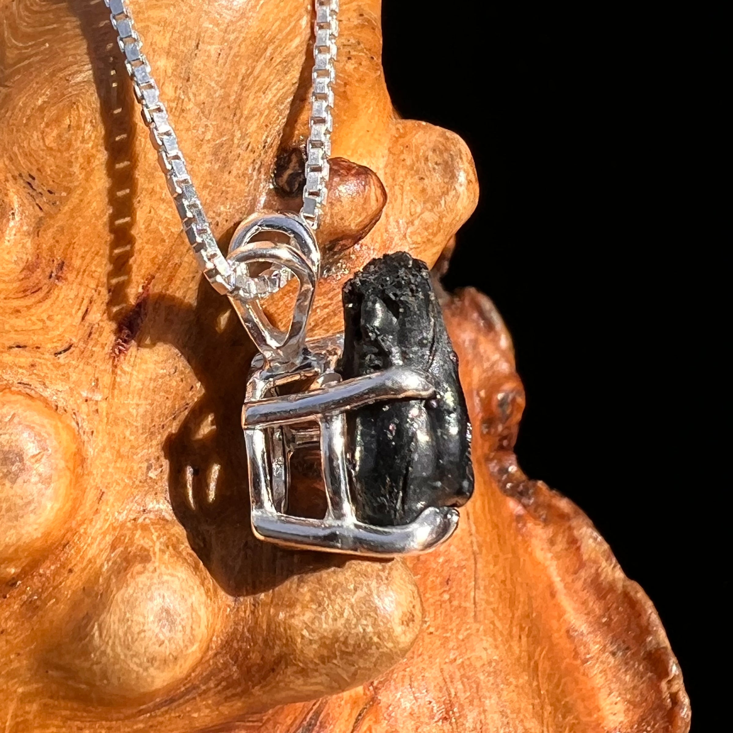 Irgizite Pendant Sterling Silver #8309-Moldavite Life