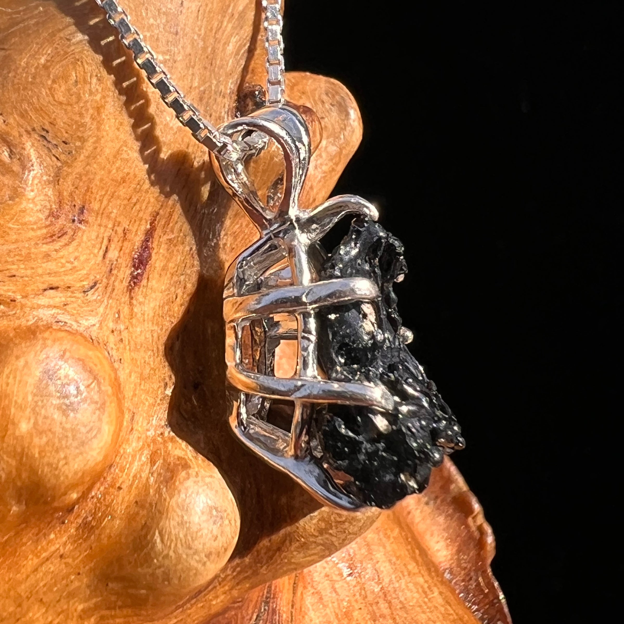 Irgizite Pendant Sterling Silver #8310-Moldavite Life