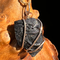 Irgizite Wire Wrapped Pendant 14k GF #8320-Moldavite Life