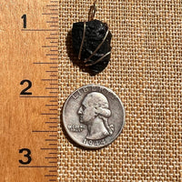 Irgizite Wire Wrapped Pendant 14k GF #8320-Moldavite Life