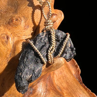 Irgizite Wire Wrapped Pendant 14k GF #8321-Moldavite Life