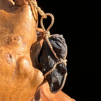 Irgizite Wire Wrapped Pendant 14k GF #8322-Moldavite Life