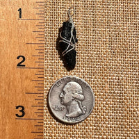 Irgizite Wire Wrapped Pendant Sterling Silver #8312-Moldavite Life