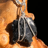 Irgizite Wire Wrapped Pendant Sterling Silver #8314-Moldavite Life
