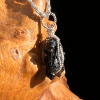 Irgizite Wire Wrapped Pendant Sterling Silver #8314-Moldavite Life