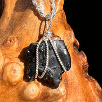 Irgizite Wire Wrapped Pendant Sterling Silver #8314-Moldavite Life