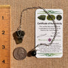 Jet & Moldavite Pendulum #15-Moldavite Life