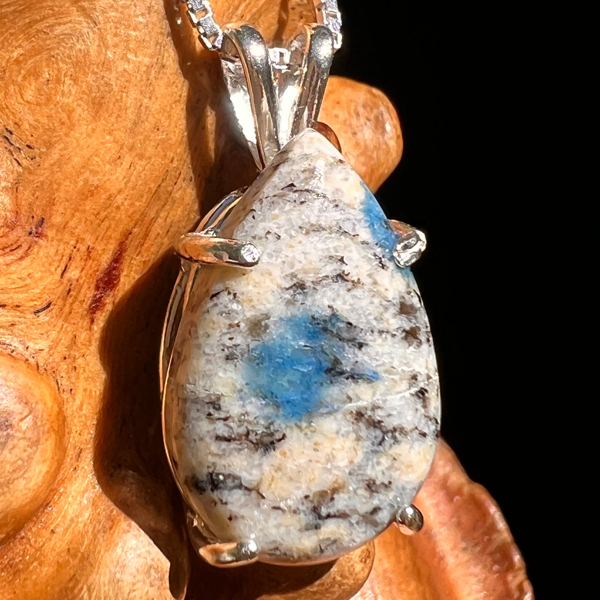 K2 Pendant Sterling Silver #8502-Moldavite Life