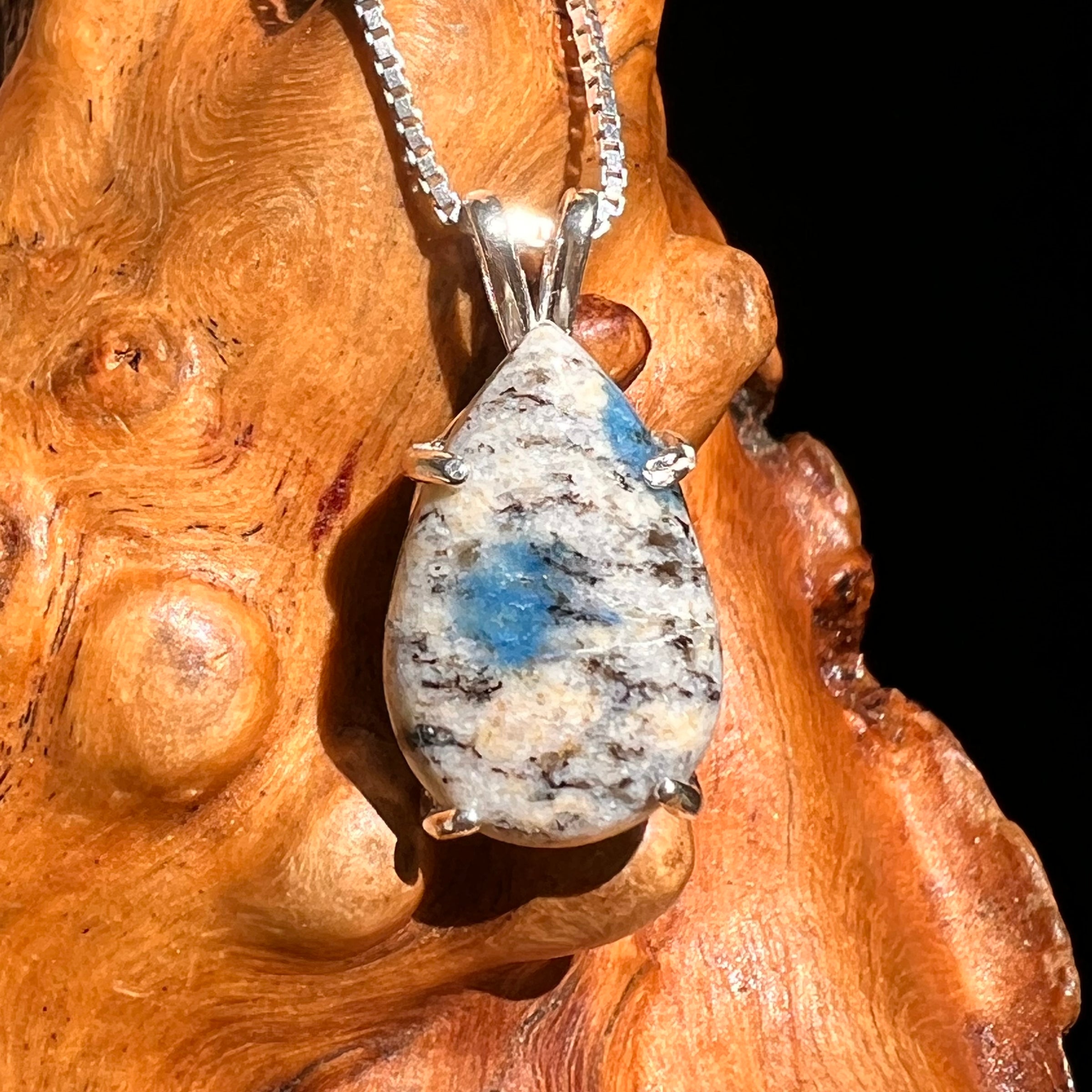 K2 Pendant Sterling Silver #8502-Moldavite Life
