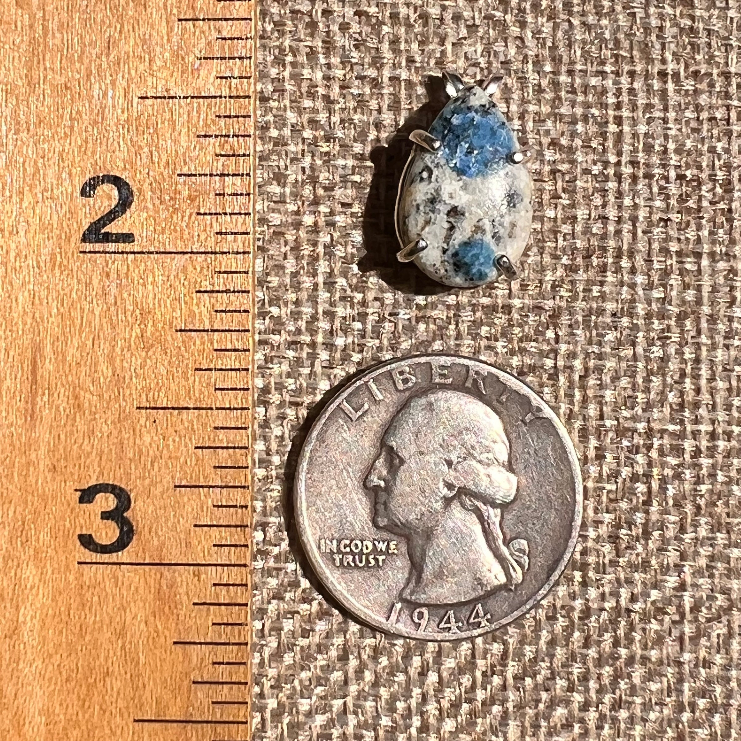 K2 Pendant Sterling Silver #8504-Moldavite Life