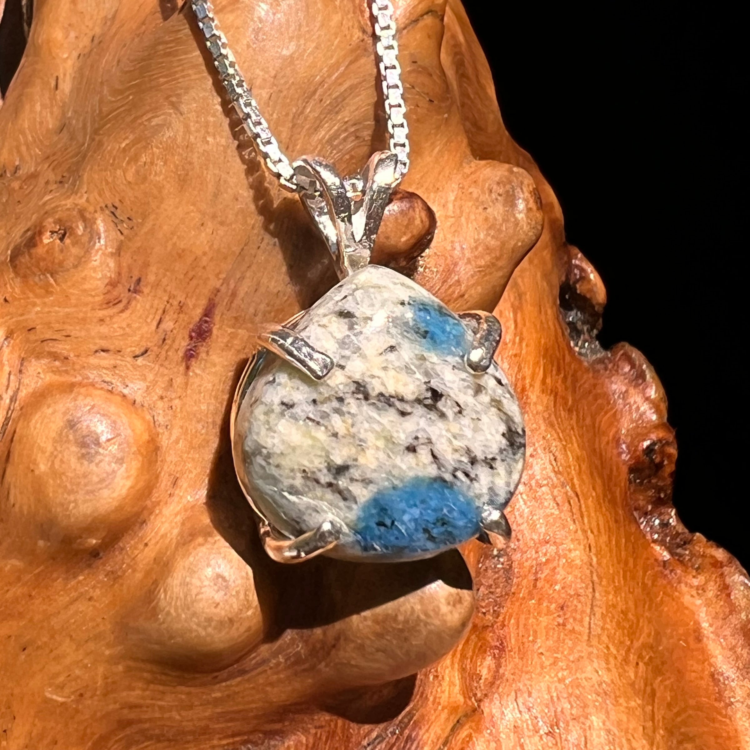 K2 Pendant Sterling Silver #8508-Moldavite Life