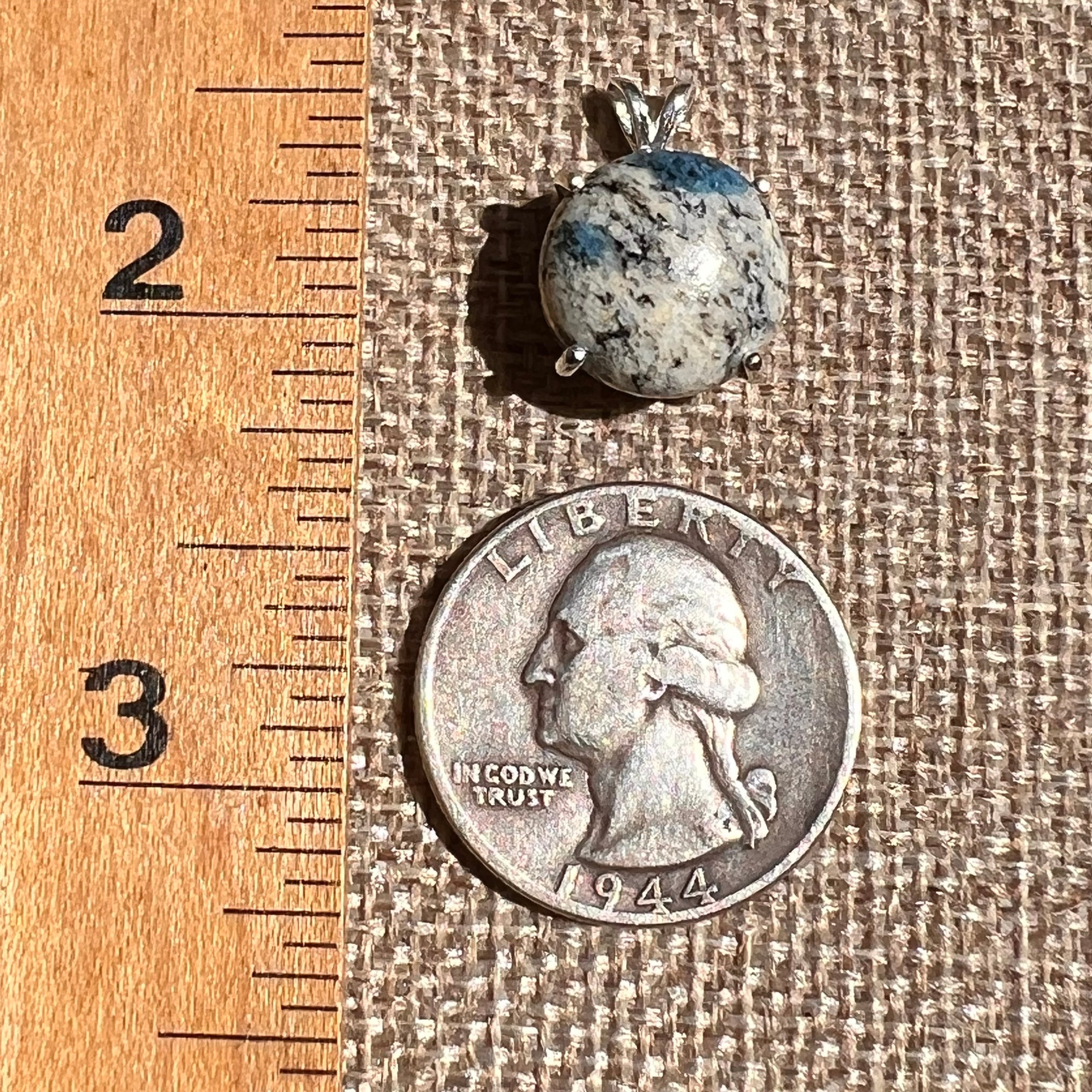 K2 Pendant Sterling Silver #8510-Moldavite Life