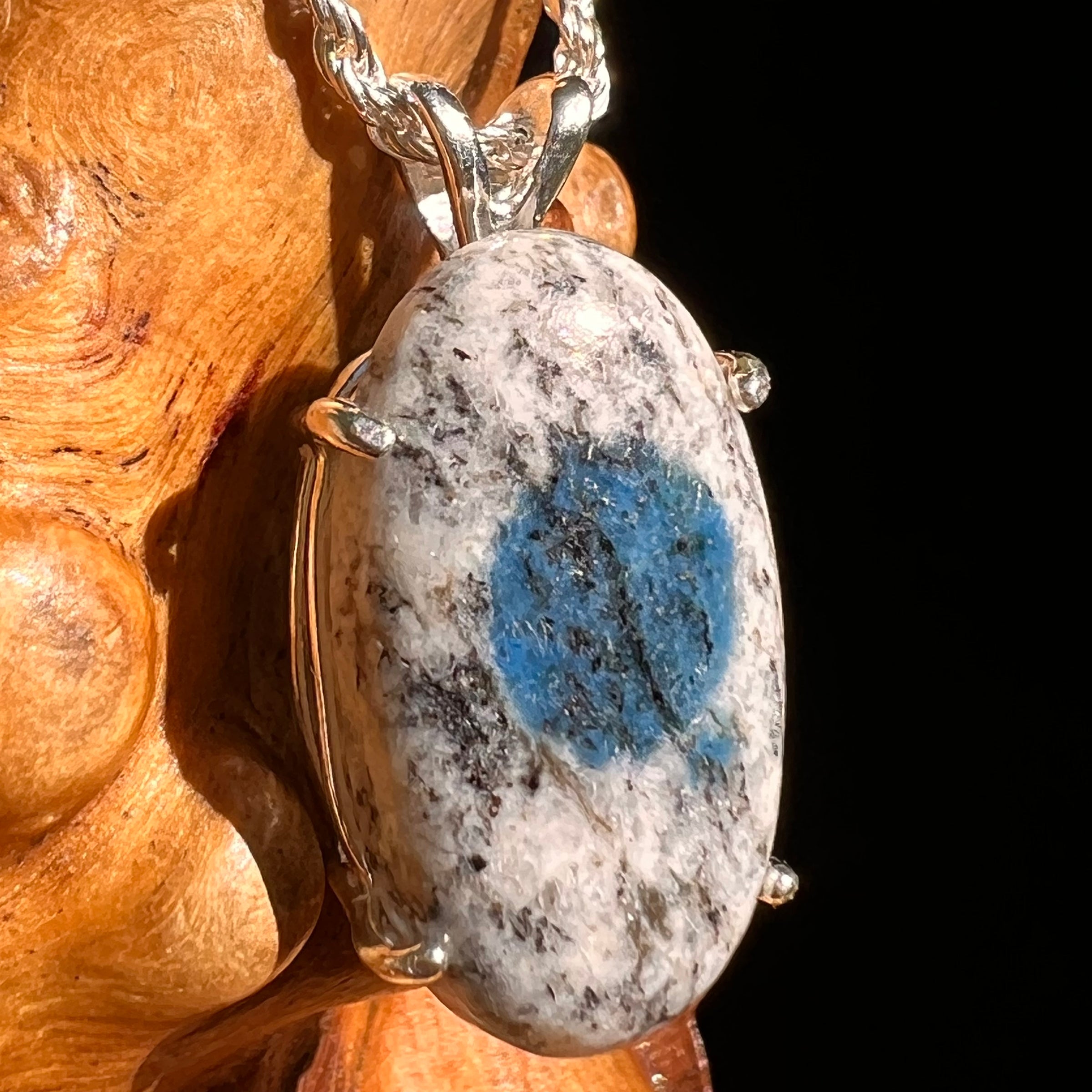 K2 Pendant Sterling Silver #8515-Moldavite Life