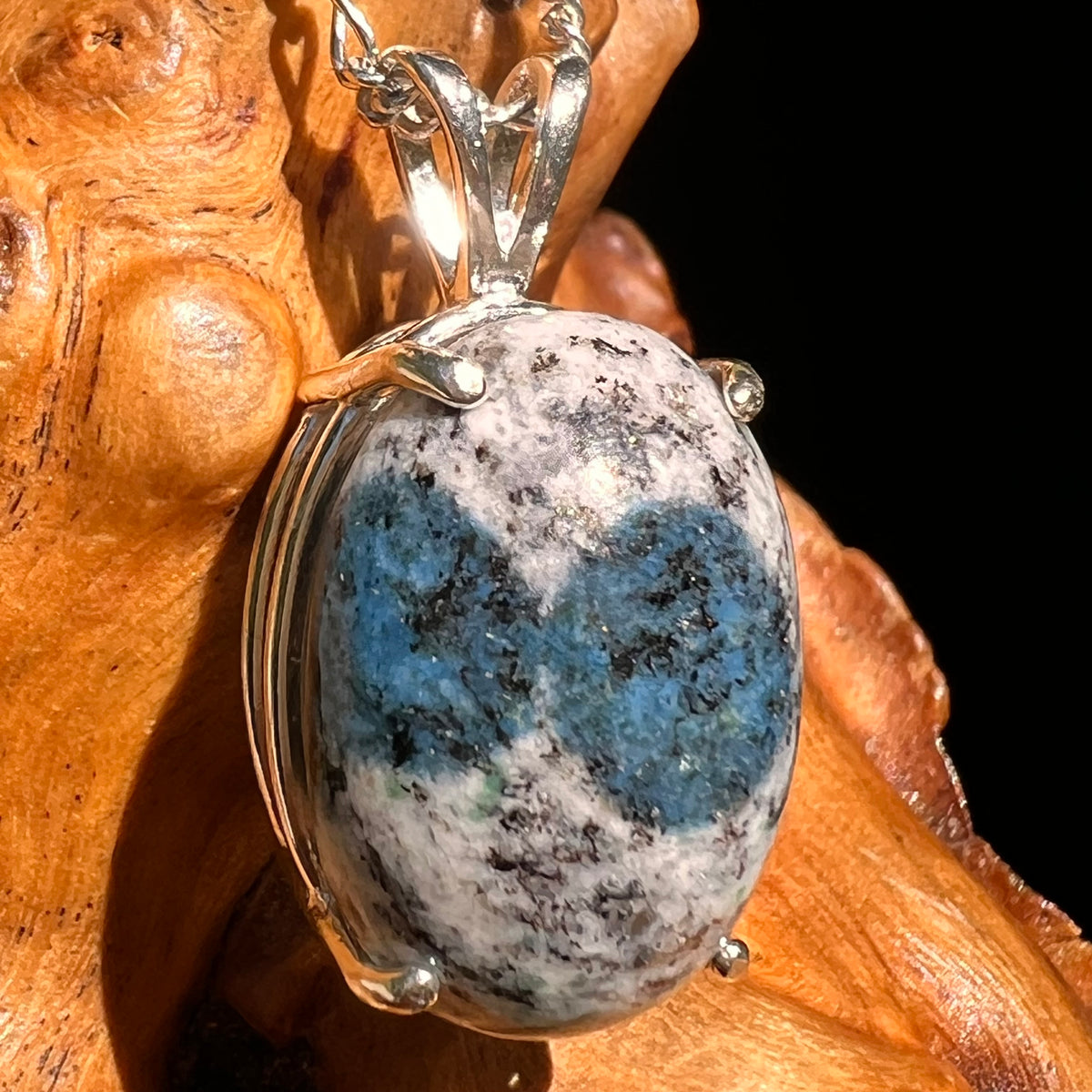 K2 Pendant Sterling Silver #8516-Moldavite Life