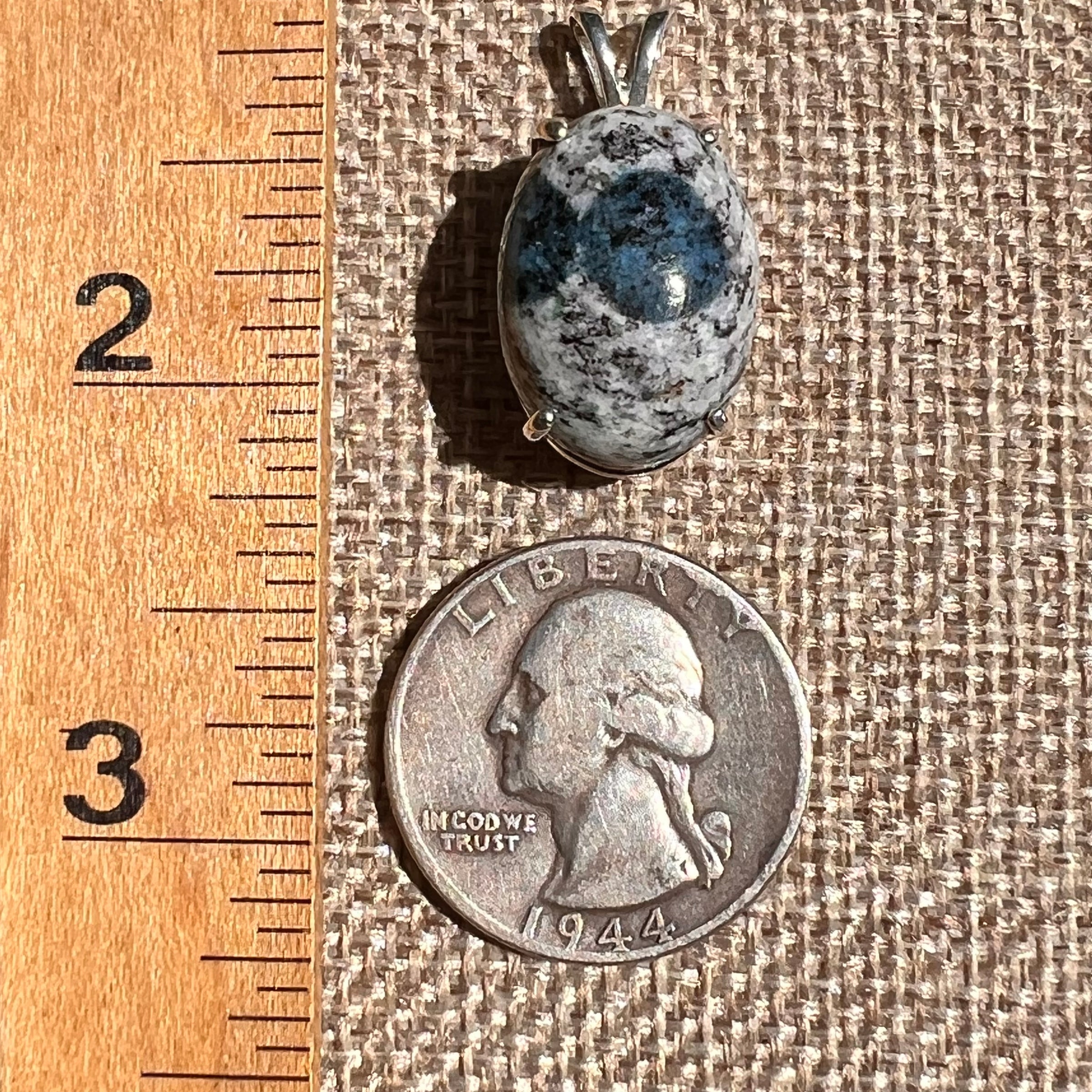 K2 Pendant Sterling Silver #8516-Moldavite Life