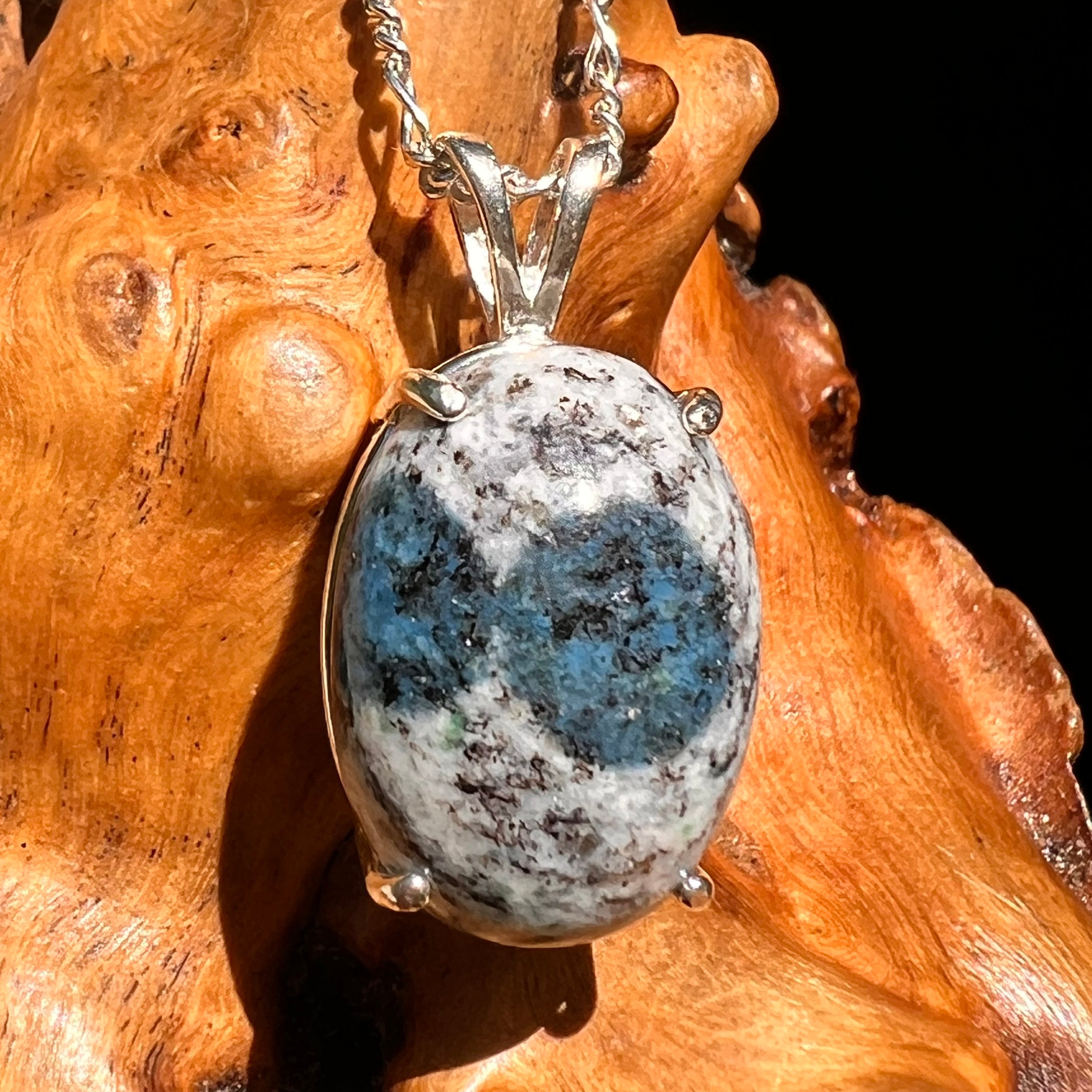 K2 Pendant Sterling Silver #8516-Moldavite Life